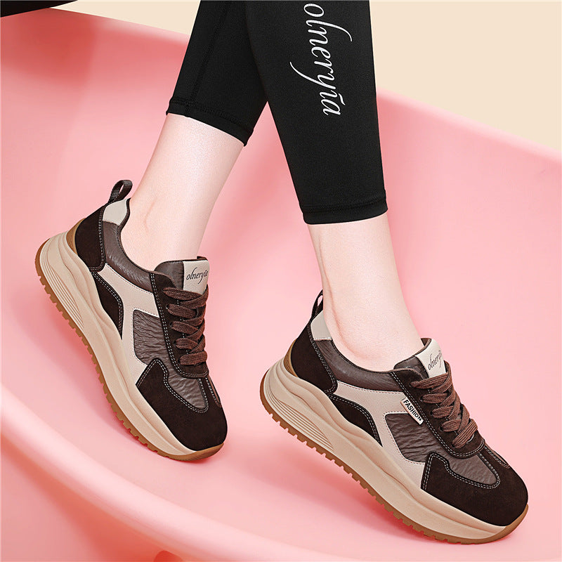 Damen Sneaker Atmungsaktive Laufsohle Sport
