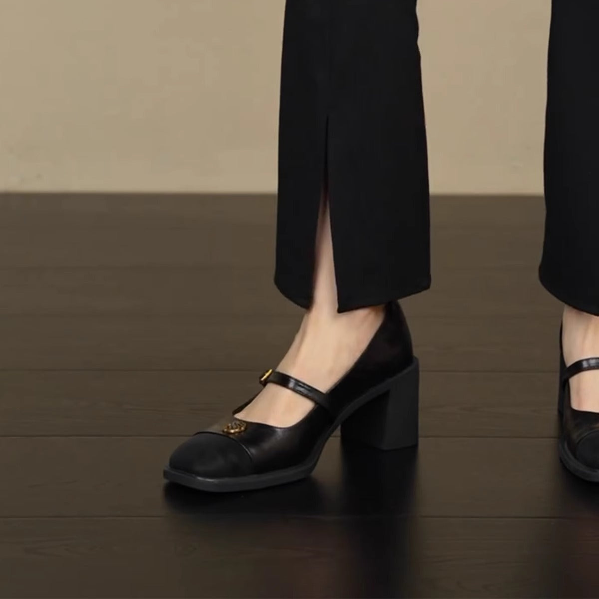Damen Pumps Riemen