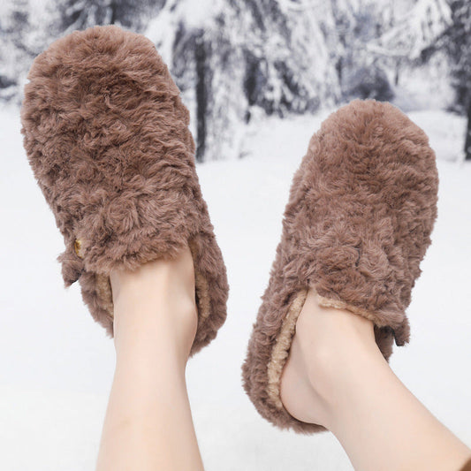 Damen Hausschuhe Flauschig Warm Weiches Futter - Norvielle