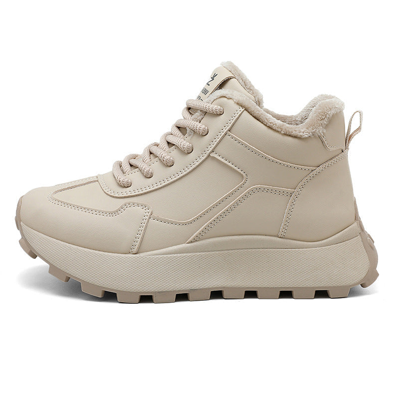 Damen High- Sneaker Flauschig Rutschfest