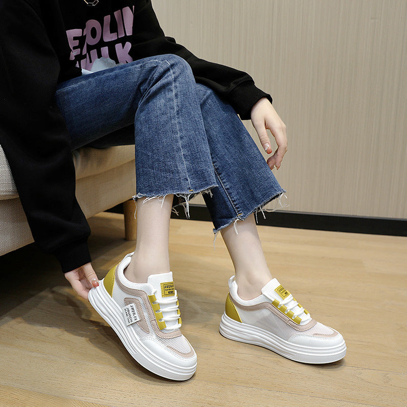 Damen Sneaker Atmungsaktives Mesh Dämpfende Sohlen