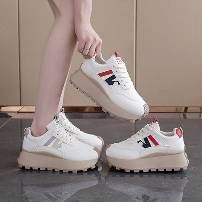 Damen Sneaker Chunky Bequem Rutschfest