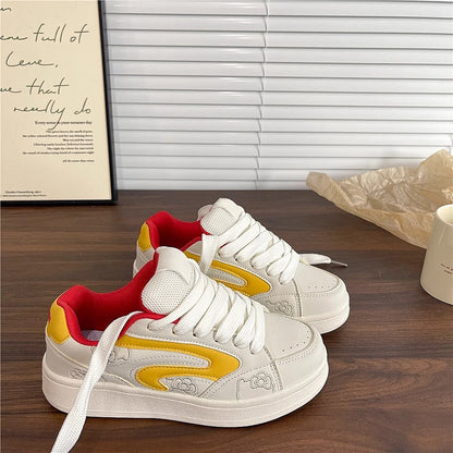 Damen Sneaker Sportlich Luftdurchlässig