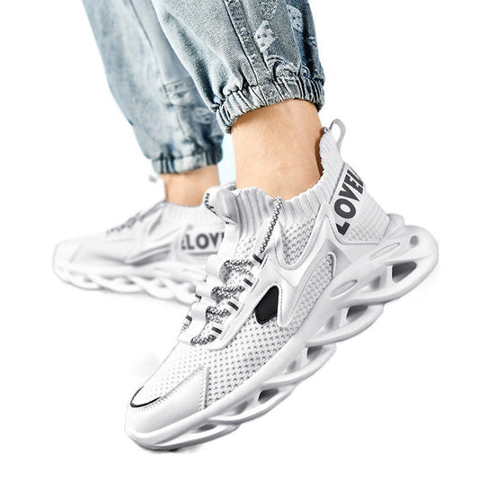 Damen Sneaker Schnürschuhe Atmungsaktives Obermaterial Komfort Schwarz - Norvielle
