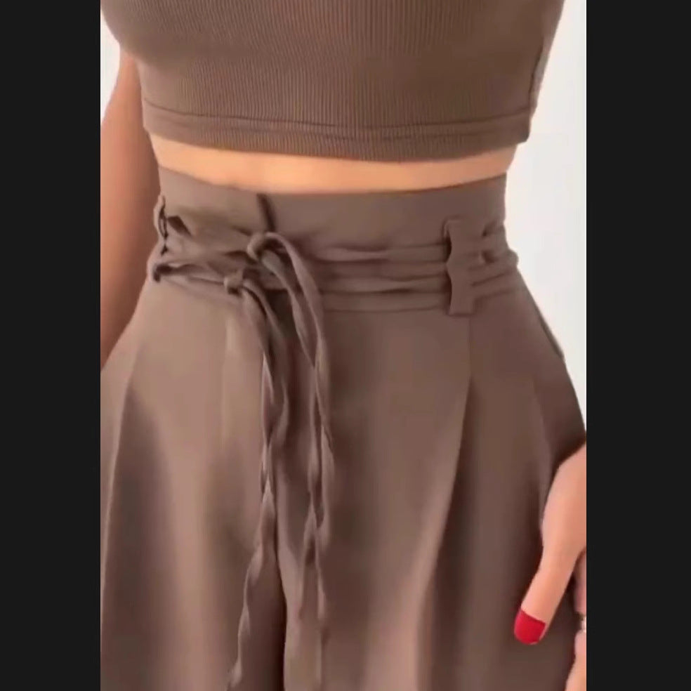 Damenhose Hochbund Weite Bequem Elegant