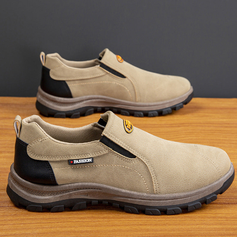 Damen Slip-On Schuhe Bequem Leder