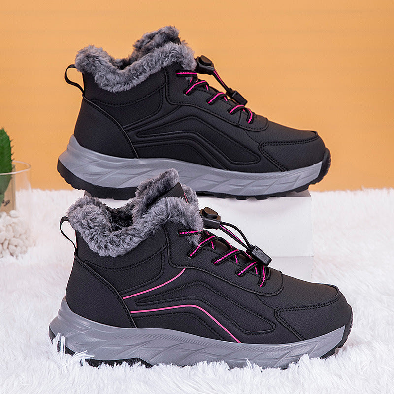 Damen Wanderschuhe Warm Rutschfest Winter
