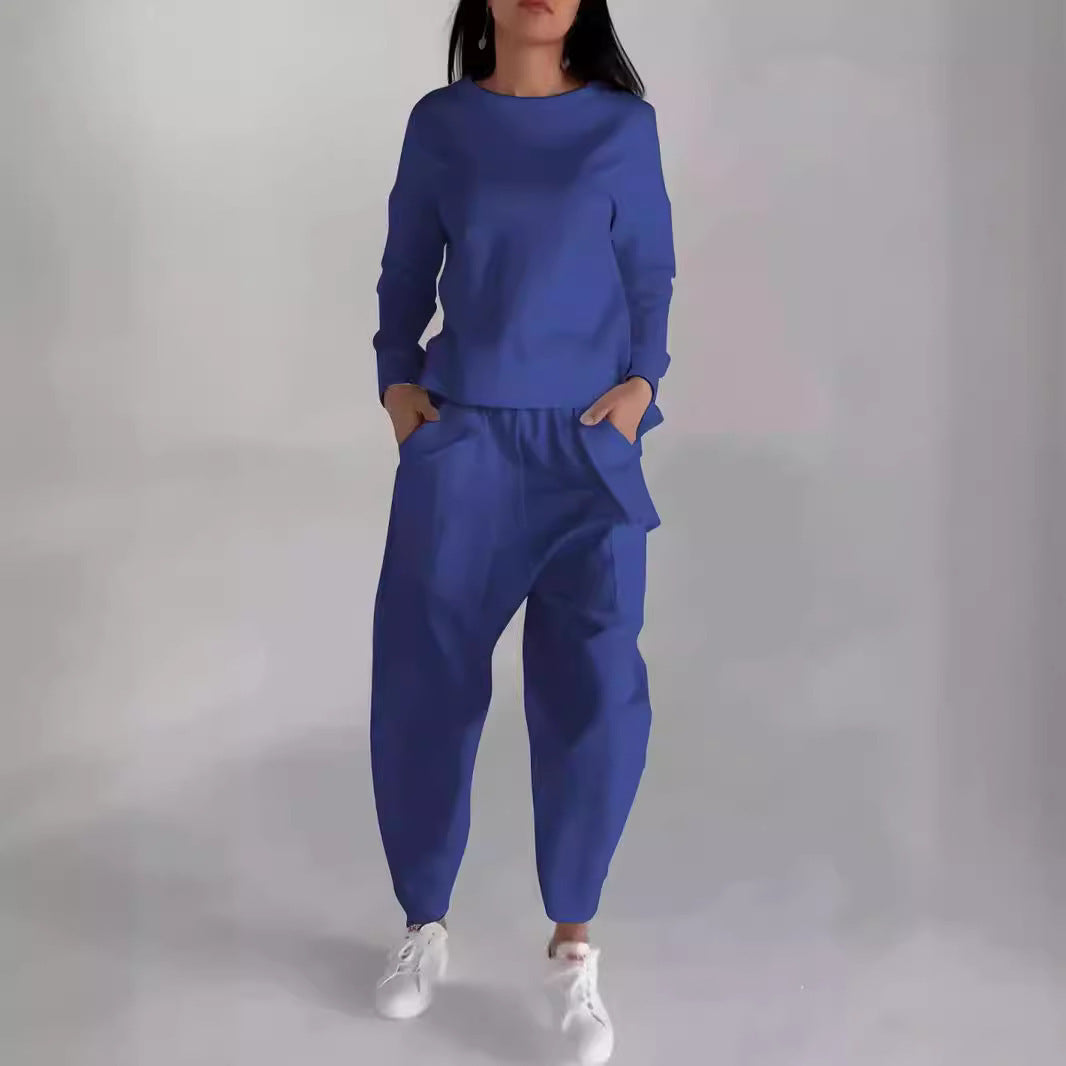 Damen Jogginganzug Sportlich Bequem