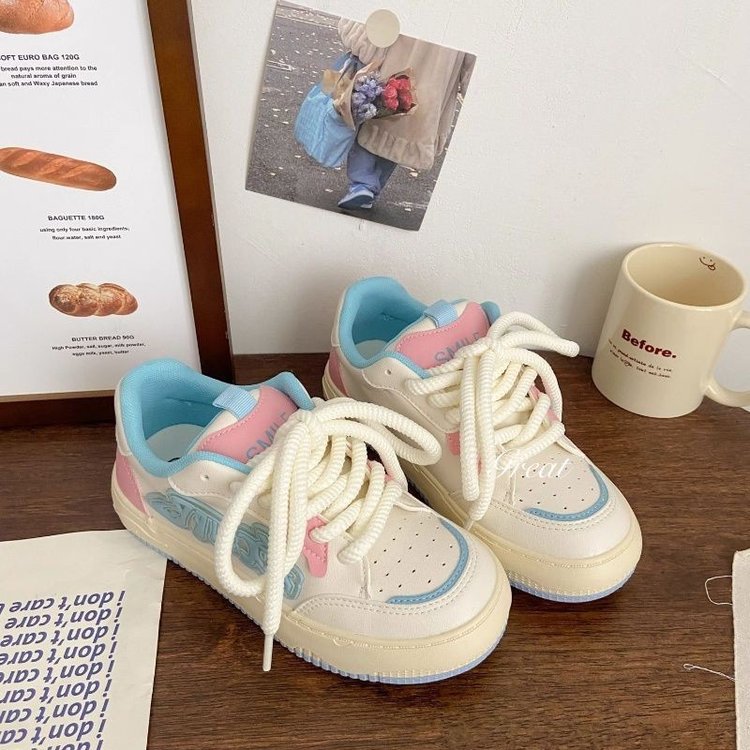 Damen Sneaker Sportlich Schnürsystem