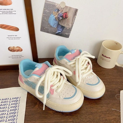 Damen Sneaker Sportlich Schnürsystem