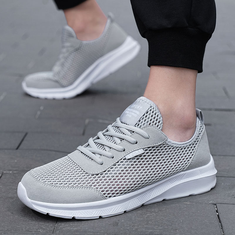 Damen Laufschuhe Atmungsaktives Mesh Flexibler Schaft Schwarz - Norvielle