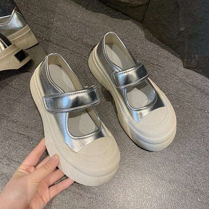 Damen Sneaker Komfortabel Klettverschluss Weite Passform