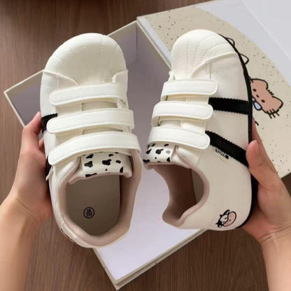 Damen Sportschuhe Mädchen Klettverschluss Farbenfroh - Norvielle