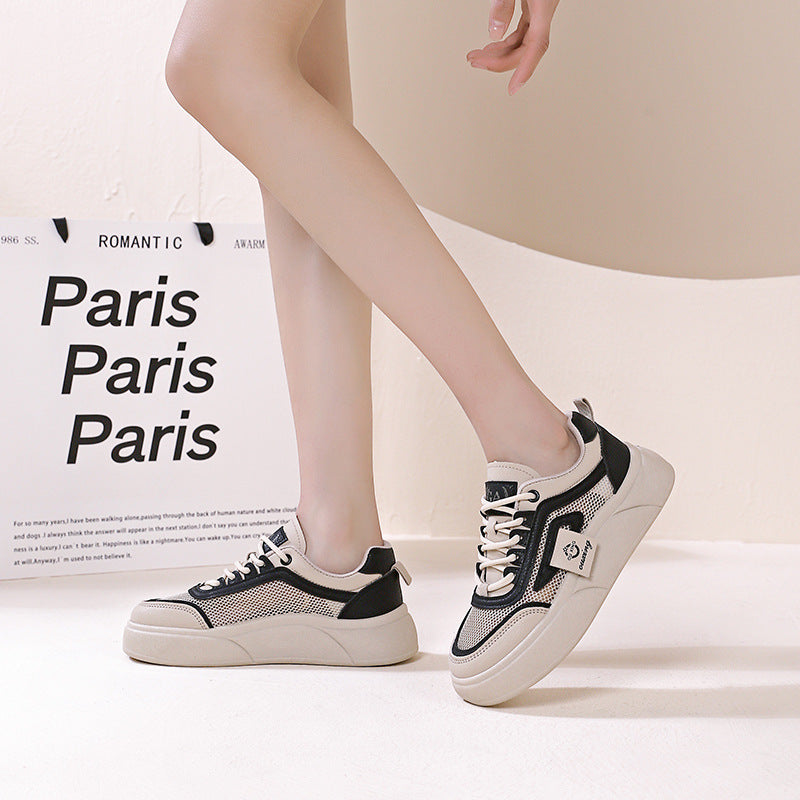 Damen Sneaker Atmungsaktives Mesh Komfort Sohle