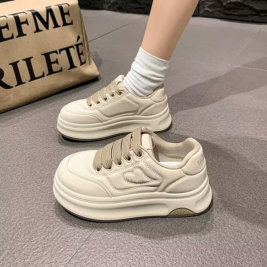 Damen Laufschuhe Atmungsaktives Mesh Dicksohle Schwarz - Norvielle