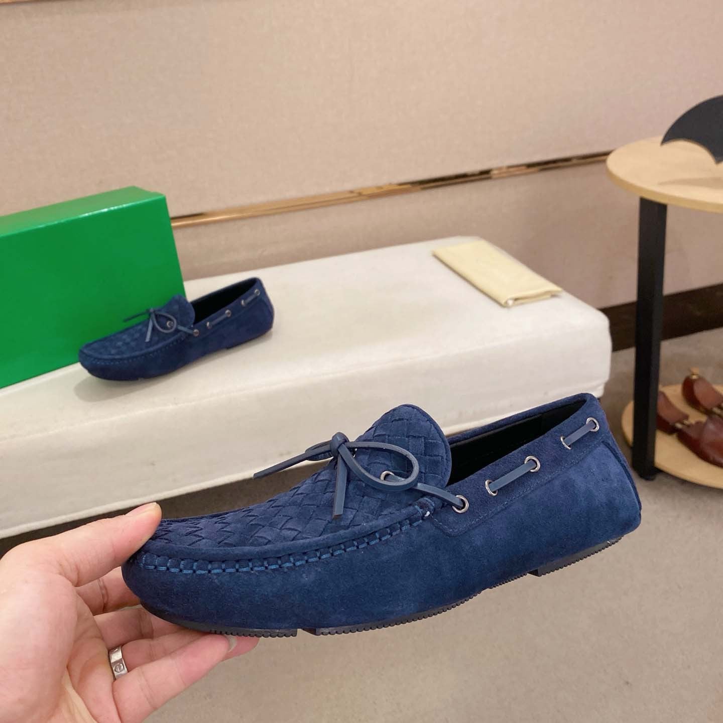 Damen Mokassins Weichleder Elegantes Design wird zu Damen Mokassins