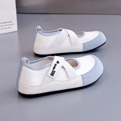 Damen Ballerinas Bequem Kreuzriemen Rutschfest