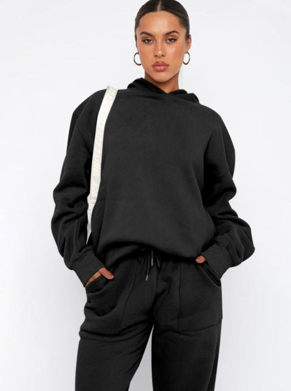 Damen Hoodie Set Oversized Jogger Bequem - Norvielle