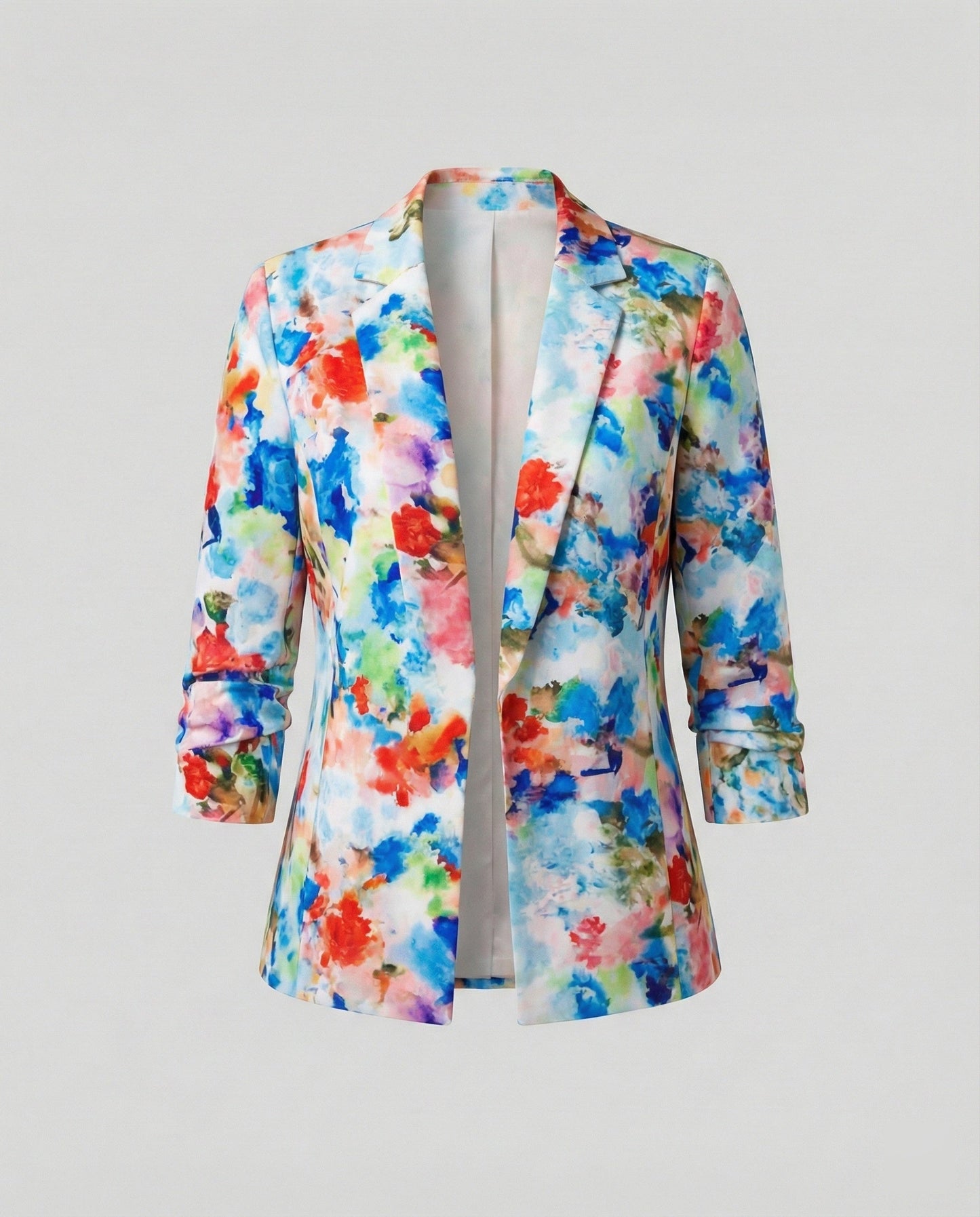 Damen Blazer Elegant Blume Modern