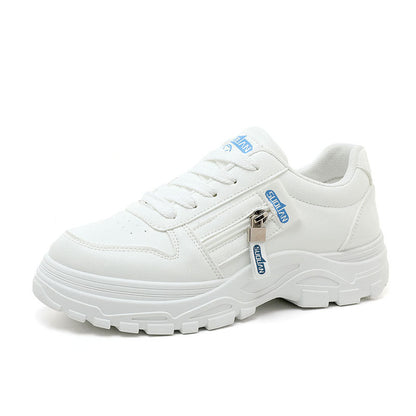 Damen Chunky Sneaker Rutschfest Reißverschluss