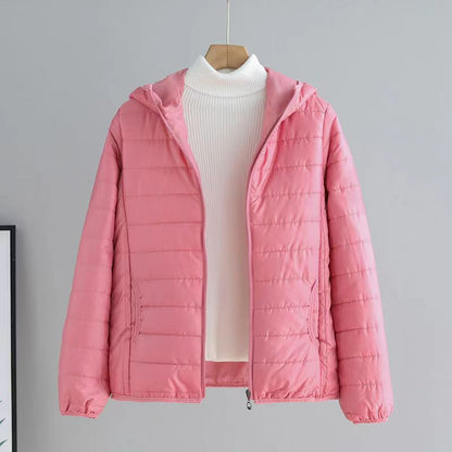 Damen Steppjacke Mit Kapuze Modern
