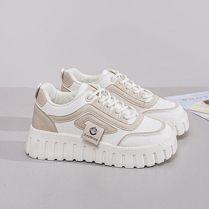 Damen Plattform Sneaker Leicht Bequem