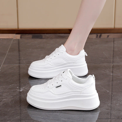 Damen Hochhackige Sneaker Chunky Sohlen