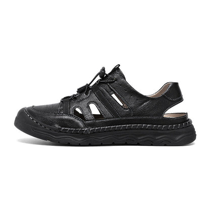 Herren Sandalen Verstellbar Bequem Sommer