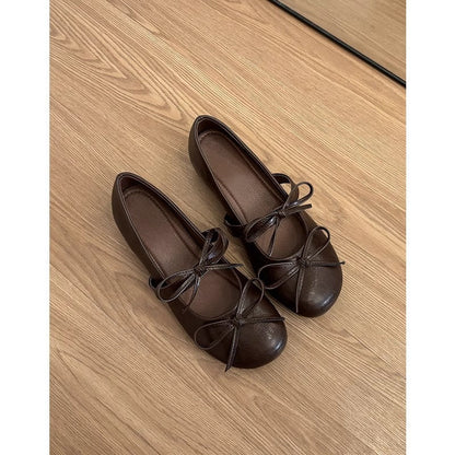 Damen Ballerinas Spitze Elegante Schleifen Design