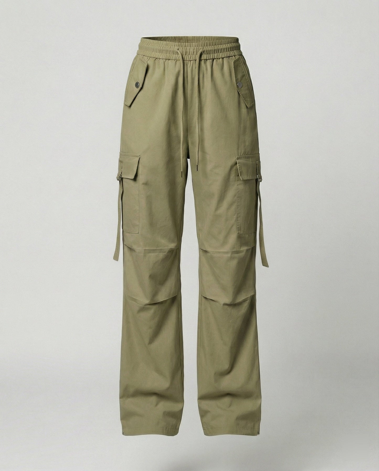 Damen Cargohose Elastisch Weit Mit Taschen