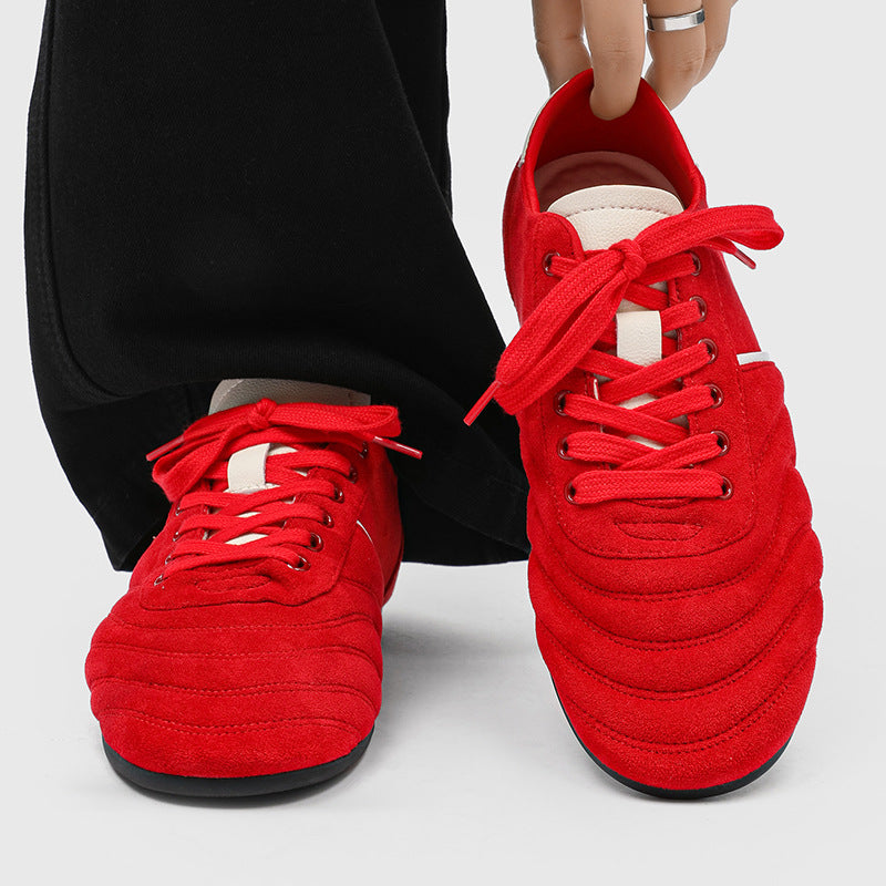 Damen Sneaker Veloursleder Bequem