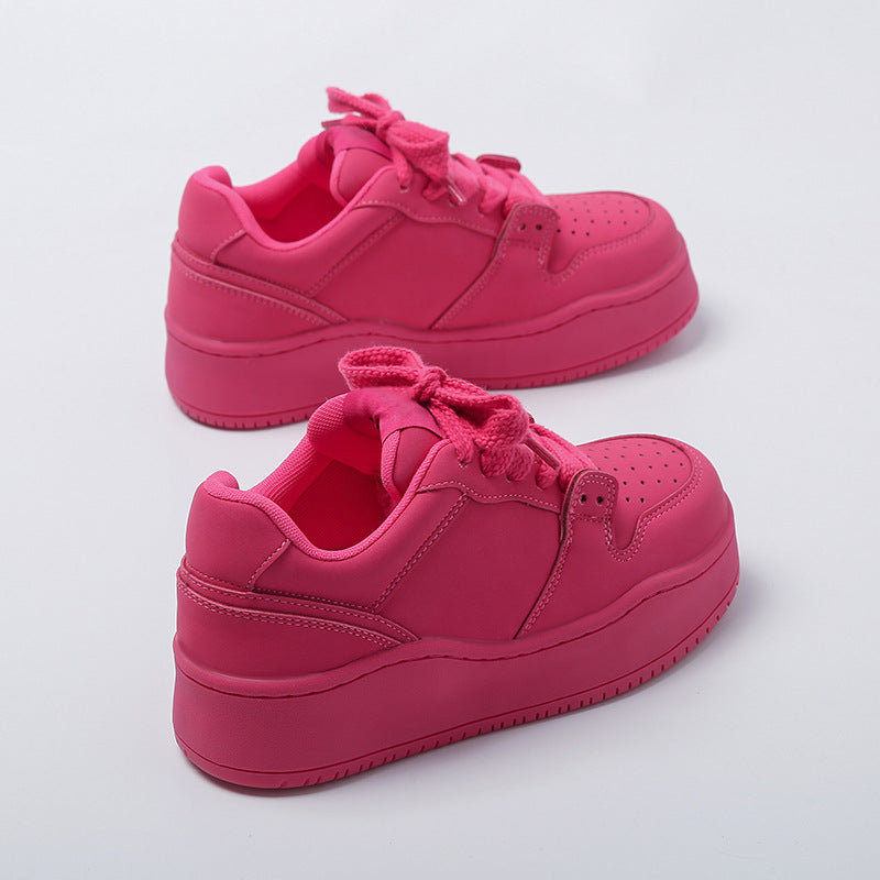 Damen Sneaker Atmungsaktiv Bequem Breite Sohle