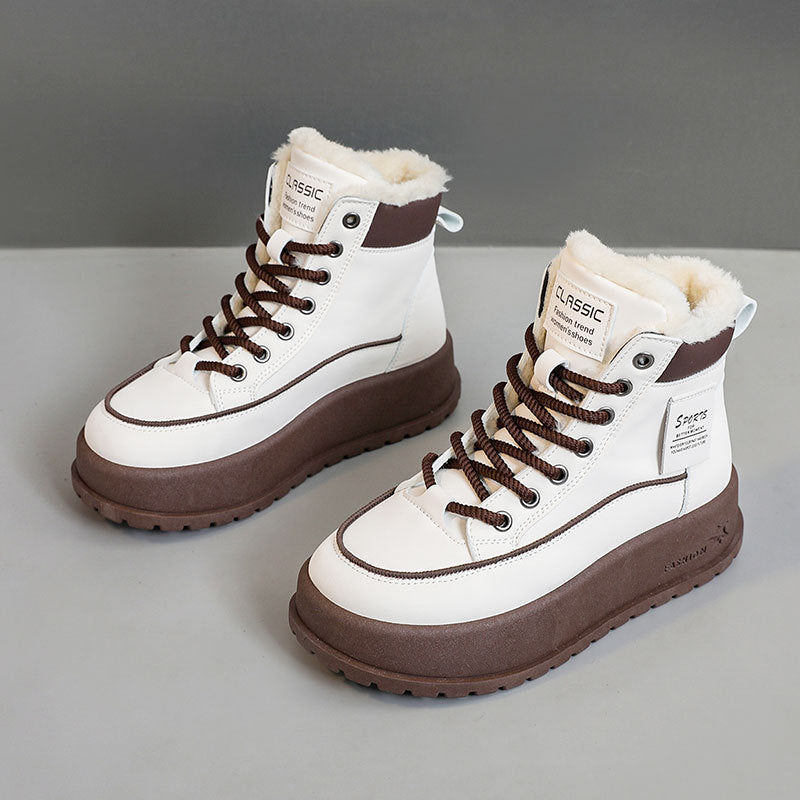 Damen Winterstiefel Warm Rutschfeste Sohle