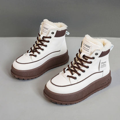 Damen Winterstiefel Warm Rutschfeste Sohle