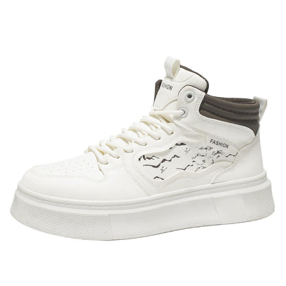 Damen Sneaker Hoch Sohle Griffig Modisch