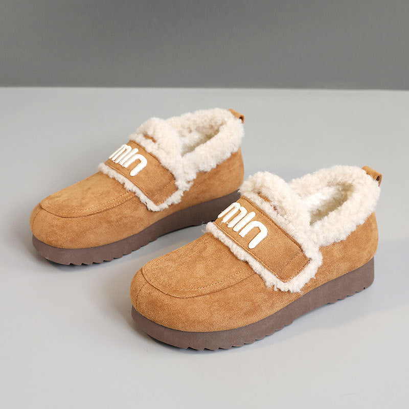 Damen Sneaker Veloursleder Bequem