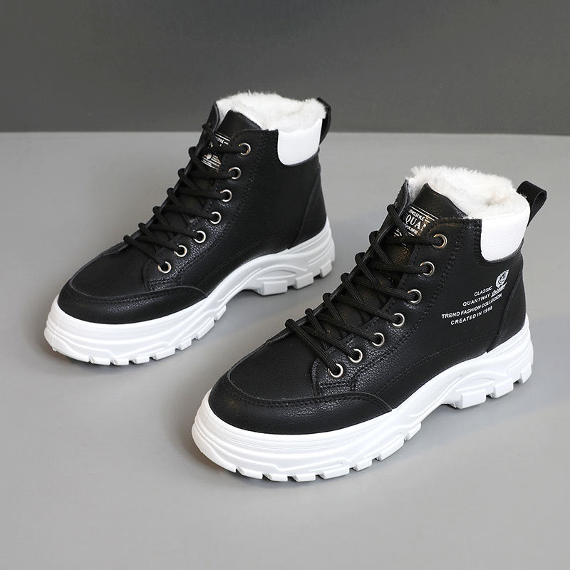 Damen Winterstiefel High- Gefüttert Rutschfest