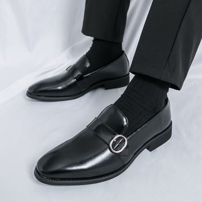Damen Mokassins Schnallen Detail Elegant