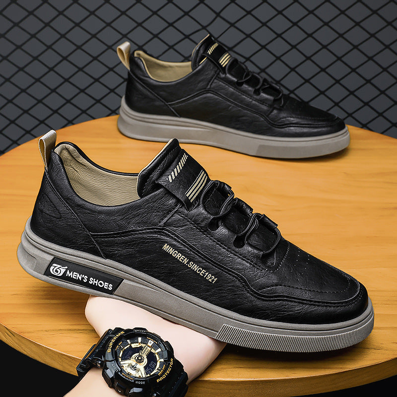 Herren Sneaker Atmungsaktiv Komfortabel Schwarz - Norvielle