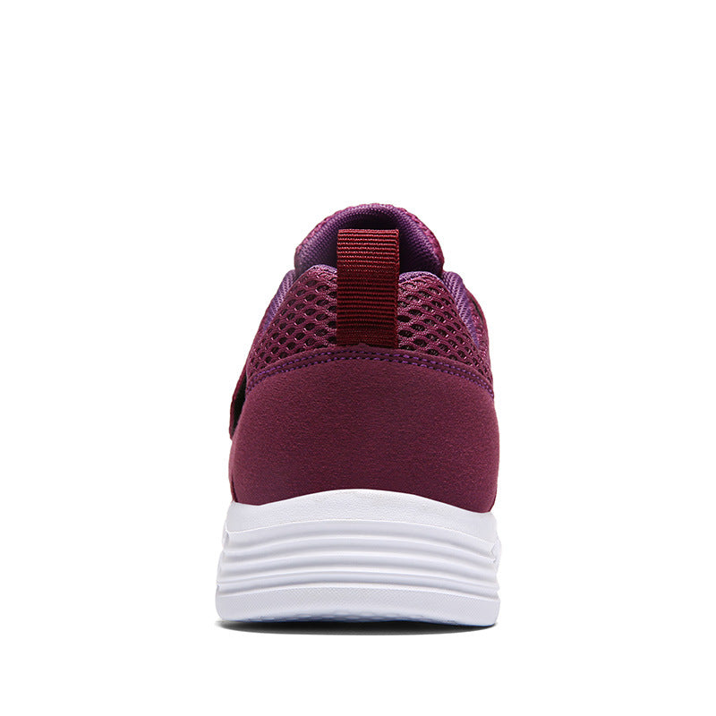 Damen Sneaker Sportlich Klettverschluss Komfortabel