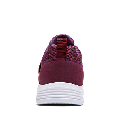 Damen Sneaker Sportlich Klettverschluss Komfortabel
