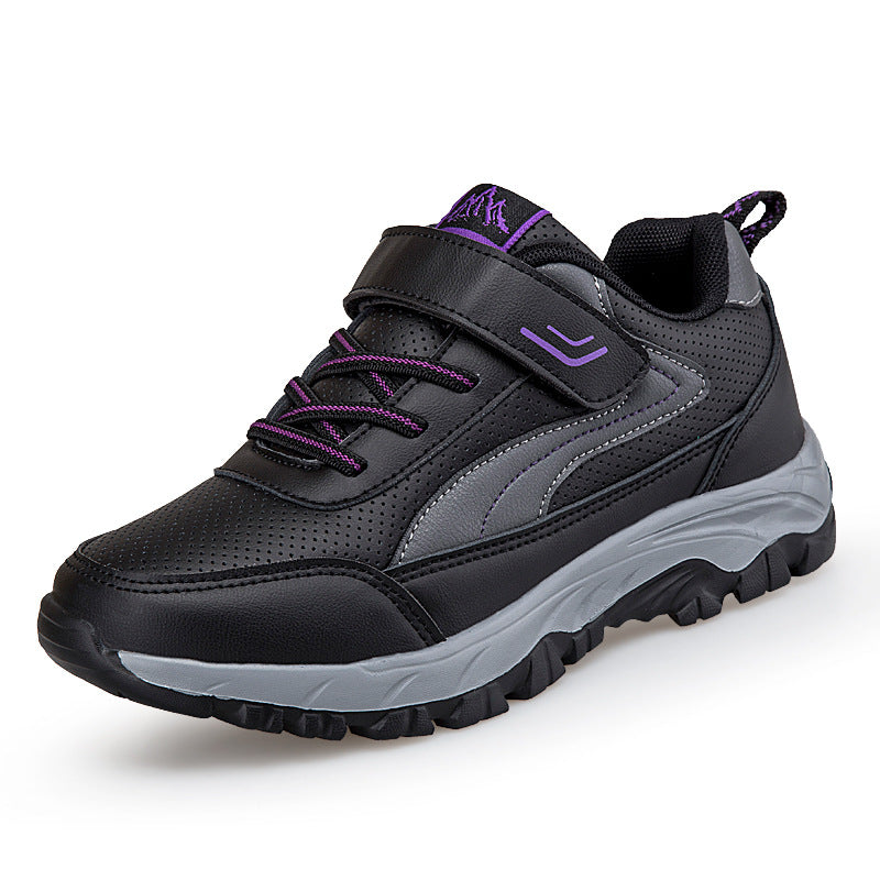 Damen Sneaker Sportlich Atmungsaktives Mesh Velcro Schuhe