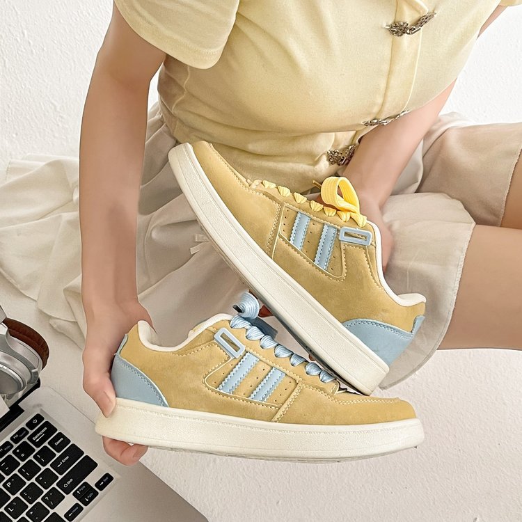 Damen Sneaker Wildleder Bunt