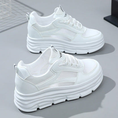 Damen Sneaker Bequem Laufsohle Hoch - Norvielle