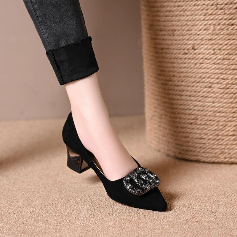 Damen High Heels Elegante Glitzer Pumps - Norvielle