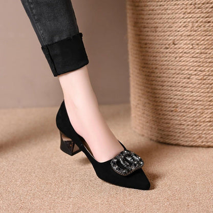 Damen High Heels Elegante Glitzer Pumps - Norvielle