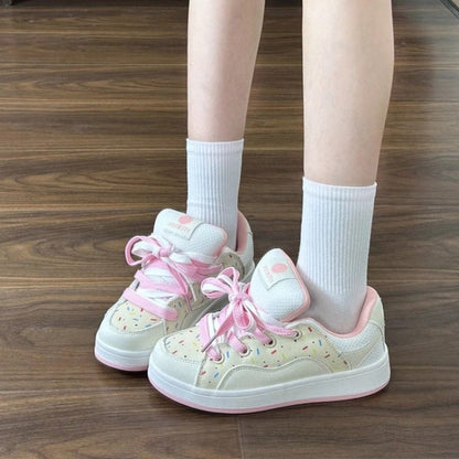 Damen Sneaker Bunt atmungsaktives Innenfutter Sportlich