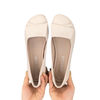 Damen Ballerinas Komfortabel Flach mit Eleganter Schleife