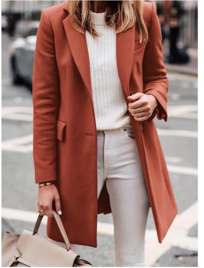 Damen Langblazer Elegant Modern
