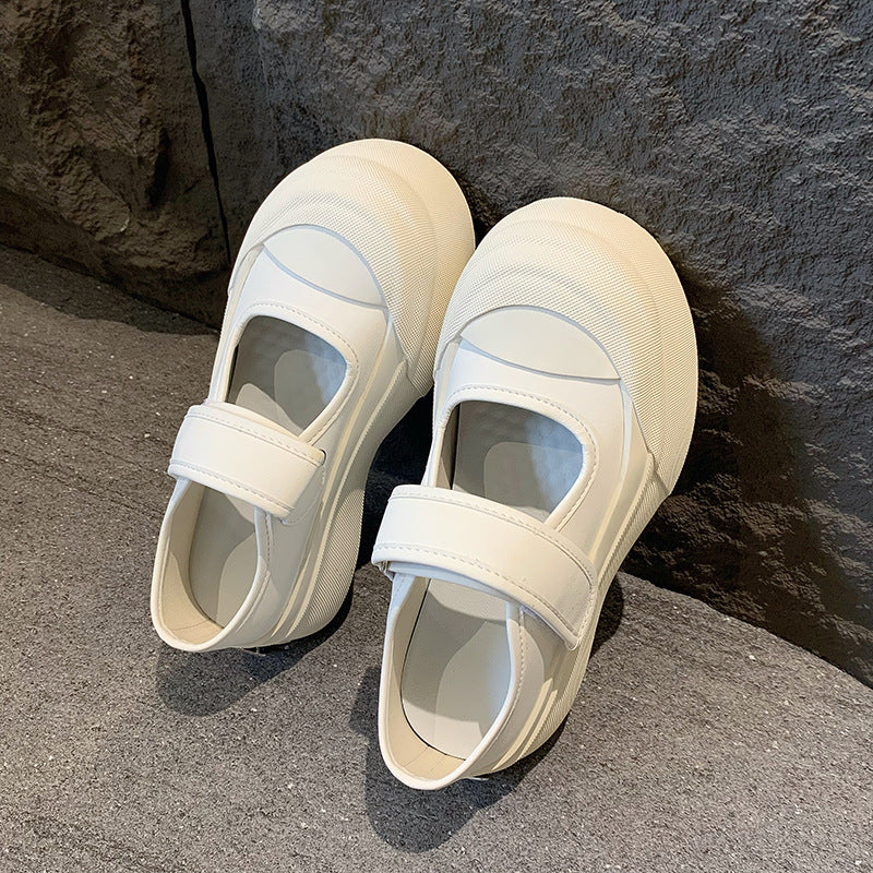 Damen Sneaker Komfortabel Klettverschluss Weite Passform